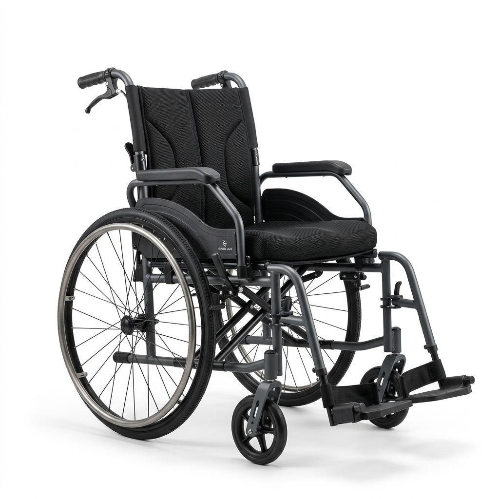 Silla de Ruedas Ergonómica Plegable